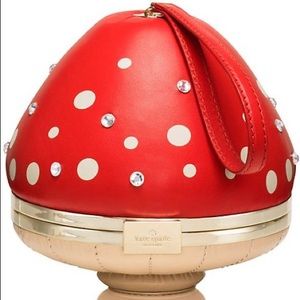 EEUC Kate Spade Blaze A Trail Mushroom Clutch